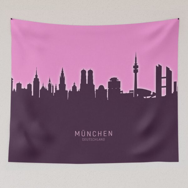 Item preview, Munich Germany Skyline designed and sold by ArtPrints.