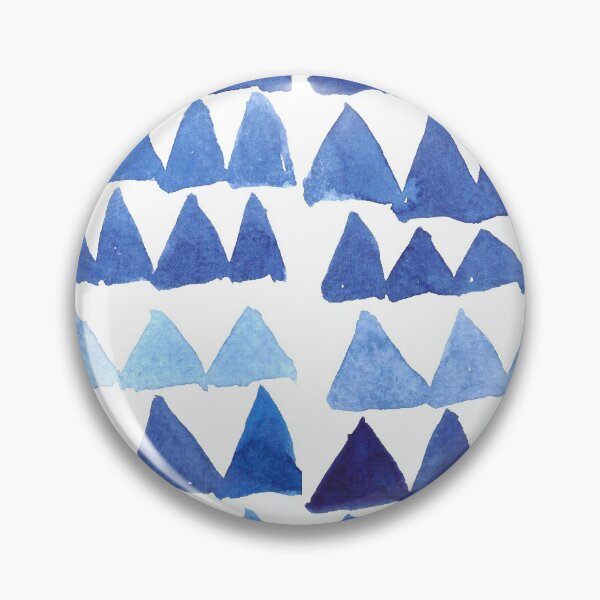 Item preview,  Blue Triangles in Watercolor designed and sold by sadiesavesit.