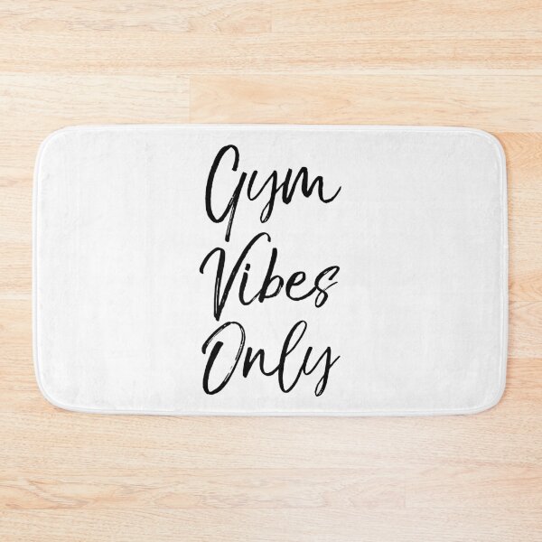 Item preview, Gym Vibes Only Funny Workout Quote designed and sold by TNDesignStudio.
