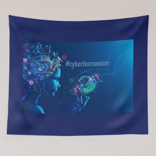 Item preview, #cyberhumanism designed and sold by EcstadelicNET.