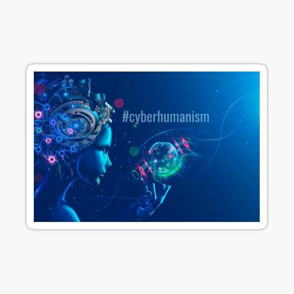 #cyberhumanism Sticker