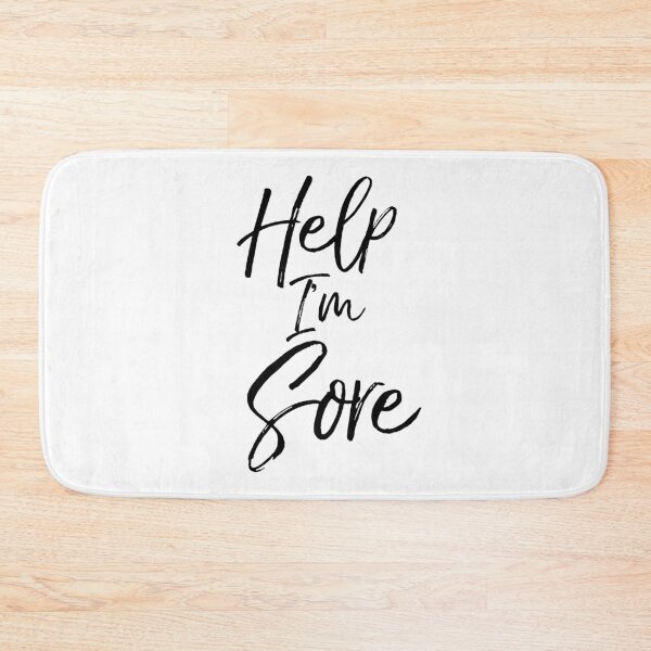 Item preview, Help I'm Sore Funny Workout Quote designed and sold by TNDesignStudio.