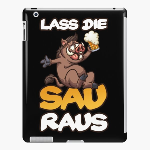 iPad-Hülle & Skin mit Saufen Alkohol Bier Party Trinken Sau Spruch von  JonasDesign