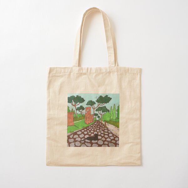 Journal of a Cat in Rome - Appia Antica Cotton Tote Bag
