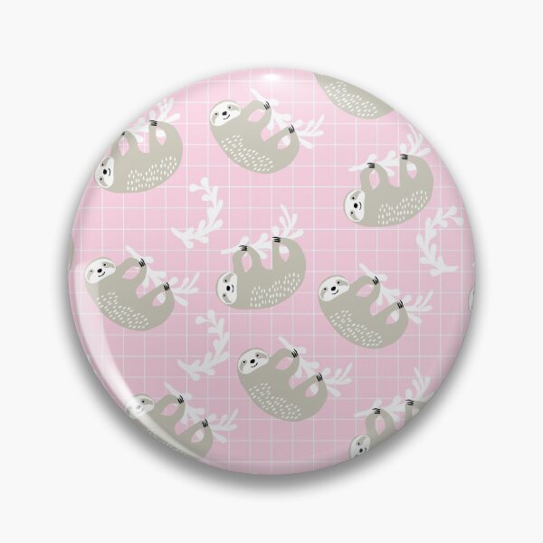 Item preview, Cute Sloth Print on Pink Background designed and sold by kapotka.