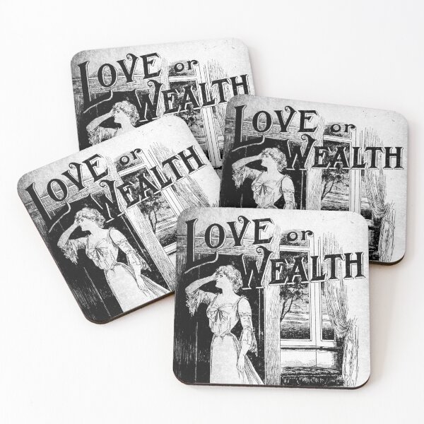 Item preview, Love or Wealth designed and sold by MoonMausoleum.