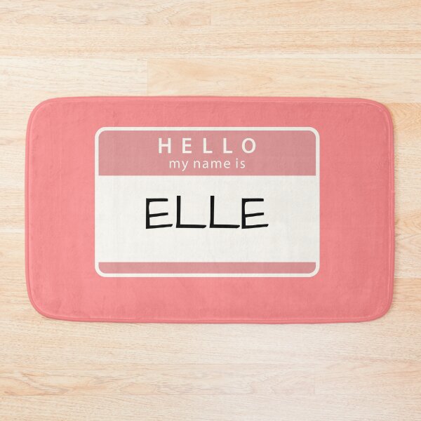 Item preview, Hello my name is Elle/ Elle personalised print designed and sold by melbournegirl.