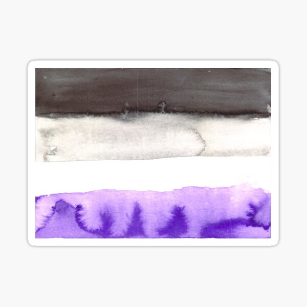 Asexual pride flag Sticker