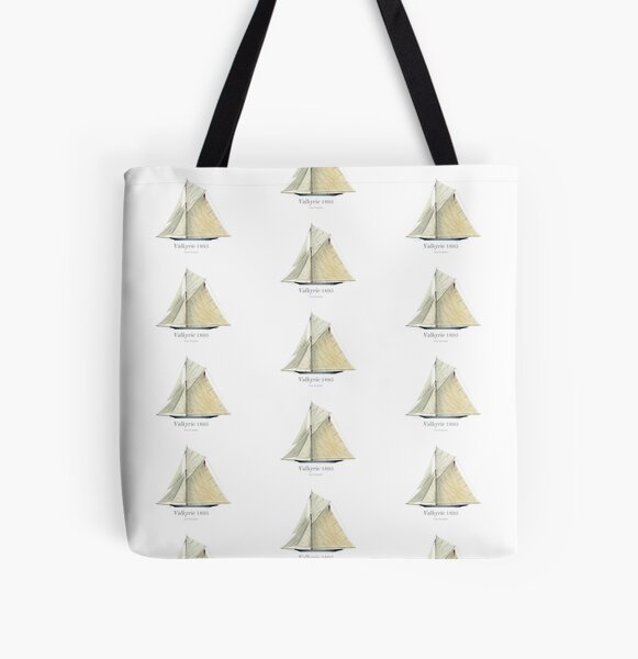 1895 Valkyrie portrait All Over Print Tote Bag
