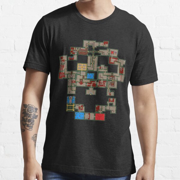 8BIT Skull Map Essential T-Shirt