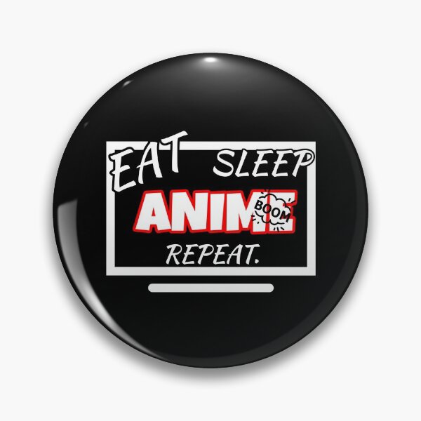 Item preview, Eat Sleep Anime Repeat Shirt designed and sold by Atitep.
