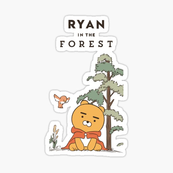 Ryan dans la forêt Sticker
