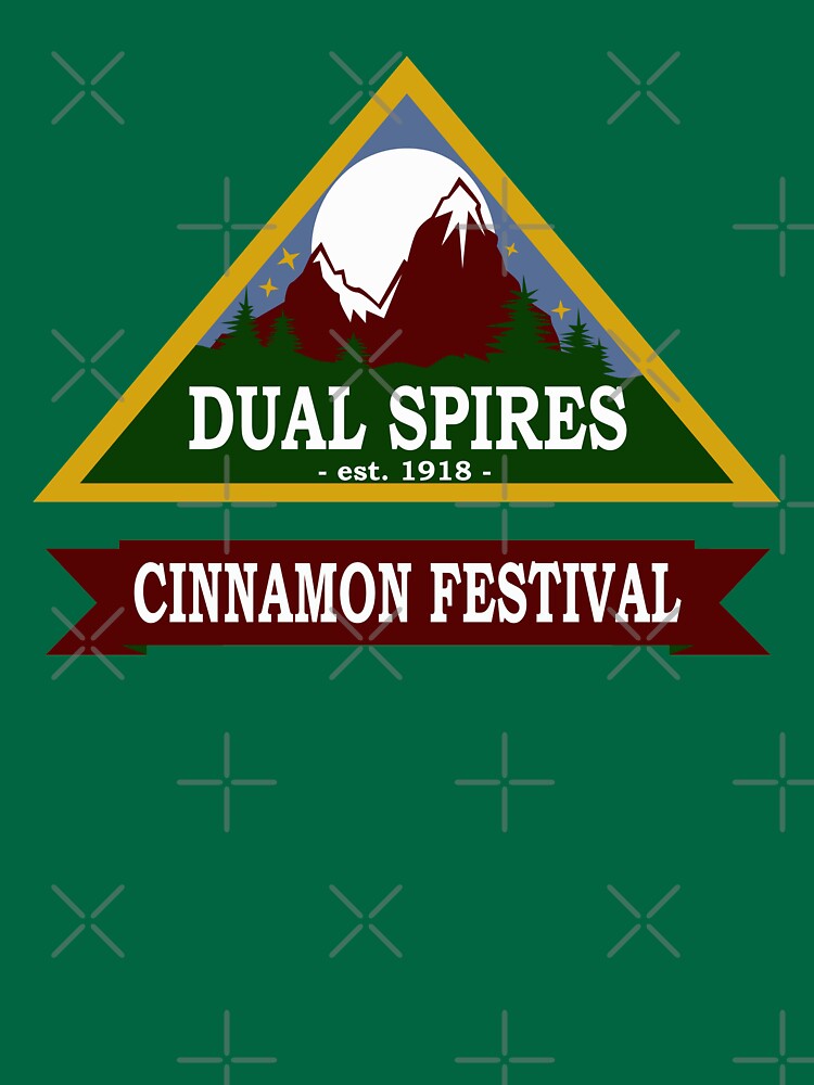 Thumbnail 7 of 7, Essential T-Shirt, Psych - Dual Spires Cinnamon Festival designed and sold by AndysVan.