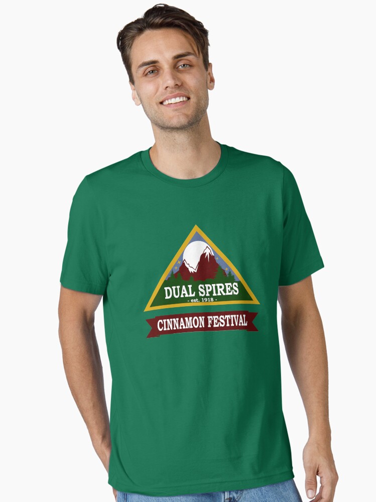 Thumbnail 2 of 7, Essential T-Shirt, Psych - Dual Spires Cinnamon Festival designed and sold by AndysVan.