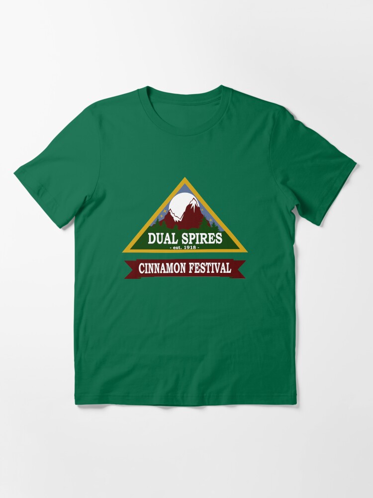 Thumbnail 3 of 7, Essential T-Shirt, Psych - Dual Spires Cinnamon Festival designed and sold by AndysVan.