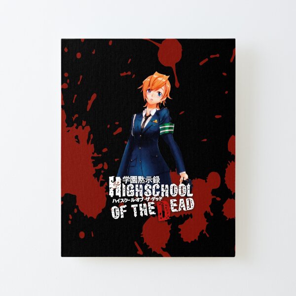 High School of the Dead (HOTD) - Asami Nakaoka Lámina montada de lienzo
