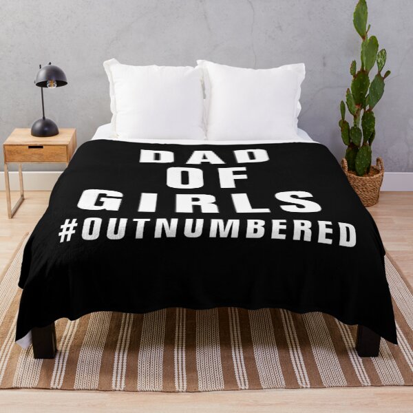 Item preview, Dad of girls #outnumbered designed and sold by Andrea Lina.