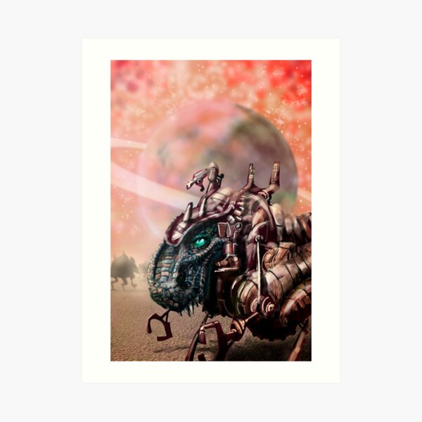 DinoBot Art Print