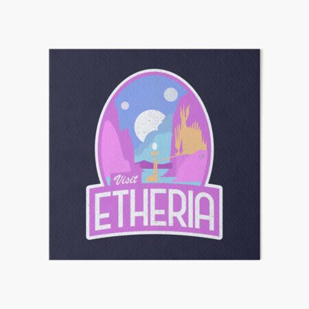 Item preview, "Visit Etheria" She-Ra Logo designed and sold by ThirdCultureKidDesigns.