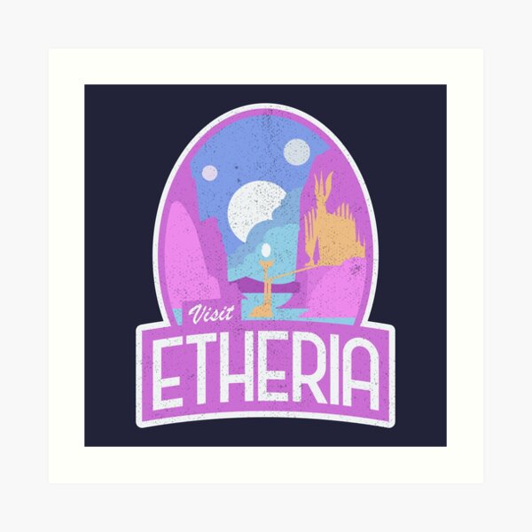 "Visit Etheria" She-Ra Logo Art Print