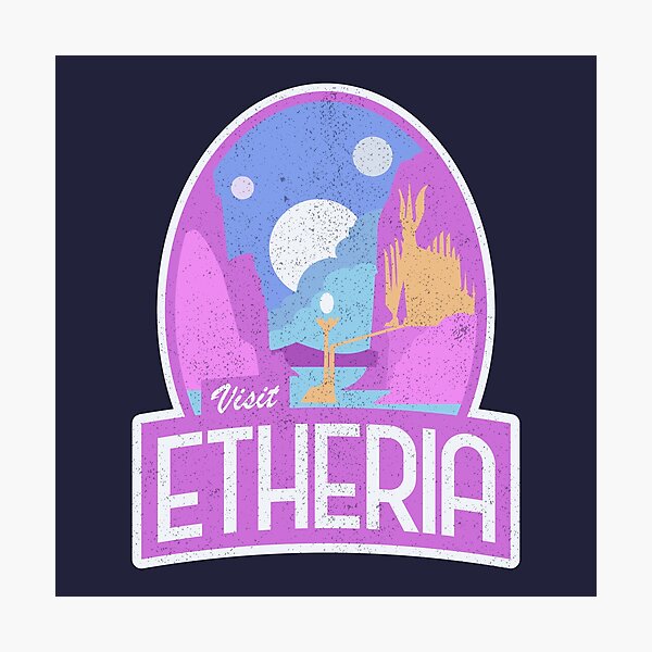 "Visit Etheria" She-Ra Logo Photographic Print