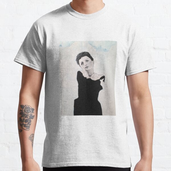 Edith Piaf Portrait Painting Classic T-Shirt
