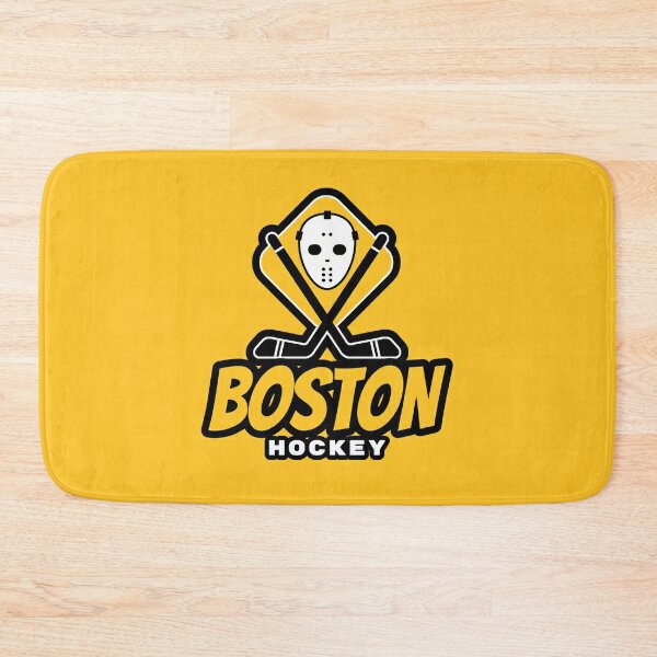 Boston Bruins Hockey Bath Mat