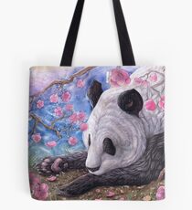 Lazy Panda Tote Bag