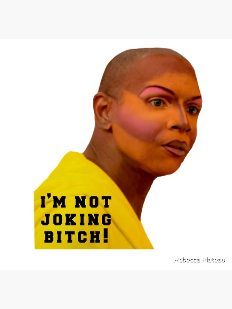 coco-montrese-i-m-not-joking-meme-photographic-print-by-splendidart