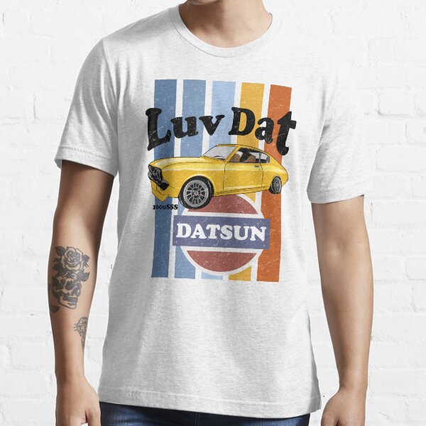 Luv Dat Datsun Vintage Stripes - light Background Essential T-Shirt
