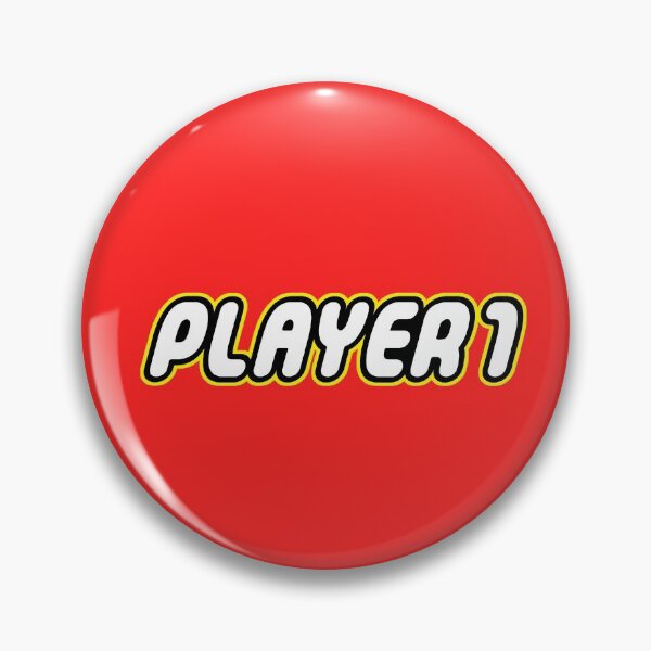 Item preview, Player 1  Bricks fan, personalize gift for gamers and geeks designed and sold by Urosek.