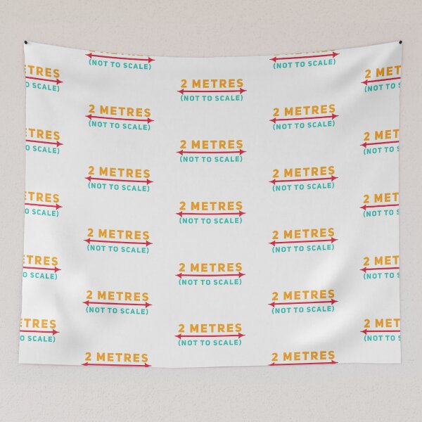 Item preview, 2 Metre Social Distancing Help designed and sold by weavernap.
