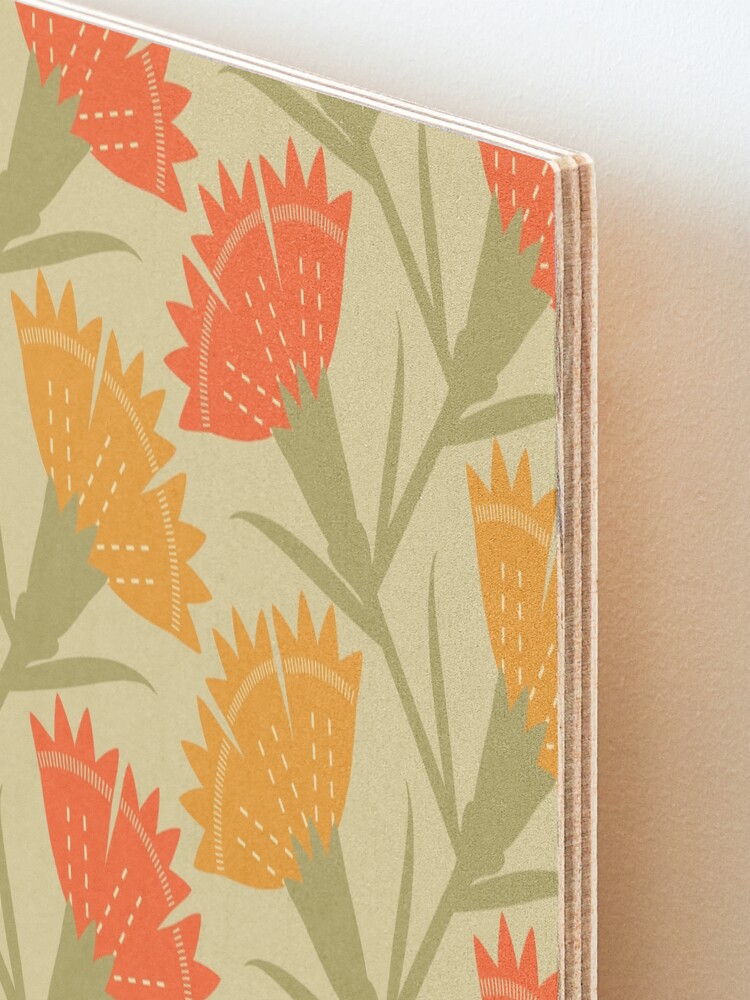 Alternate view of Modern carnations Mounted Print