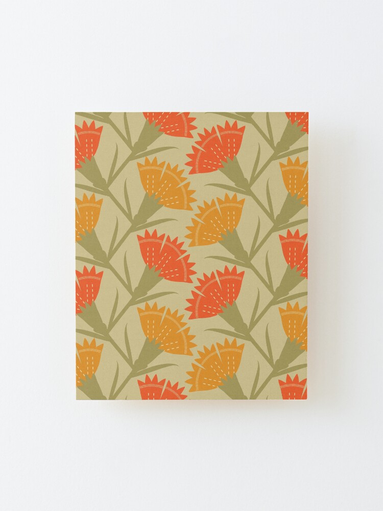 Alternate view of Modern carnations Mounted Print