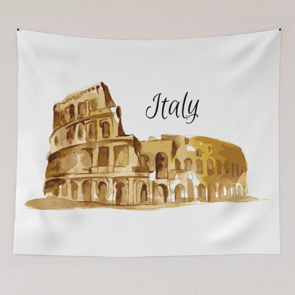Item preview, Colosseum Watercolor, Rome, Italy designed and sold by mattpanta.