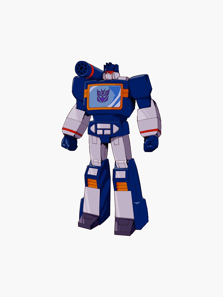 soundwave Sticker for Sale by BiscuitError Redbubble