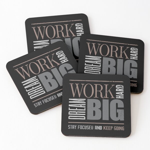 Item preview, Work Hard, Dream Big designed and sold by ikdsgn.