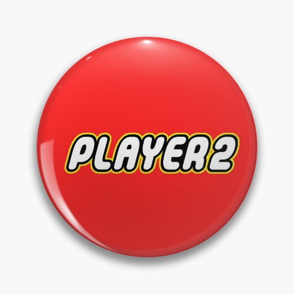 Item preview, Player 2  Bricks fan, personalize gift for gamers and geeks designed and sold by Urosek.