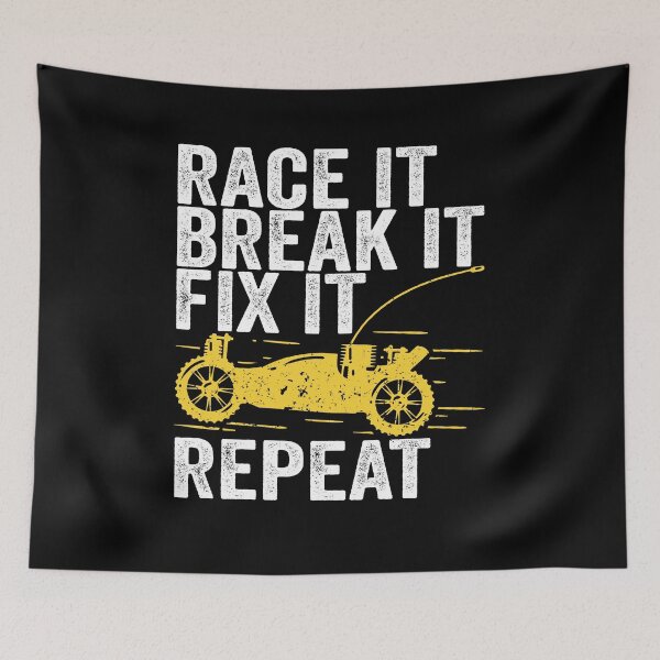 Item preview, Race It Break It Fix It Repeat RC Car Gift designed and sold by Marcid95.