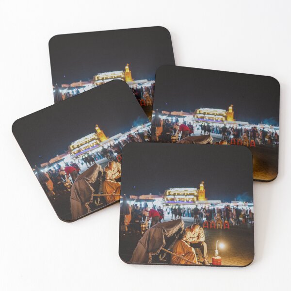 Item preview, Marrakech medina souks by night  designed and sold by Morocco Marrakech Photo Prints.