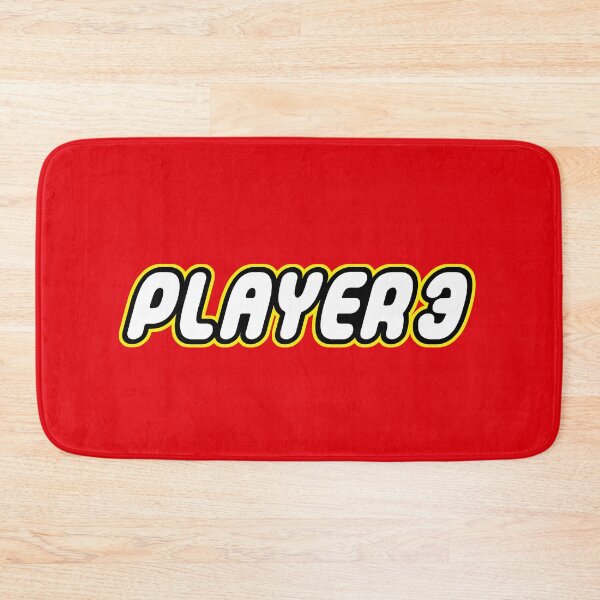 Item preview, Player 3  Bricks fan, personalize gift for gamers and geeks designed and sold by Urosek.