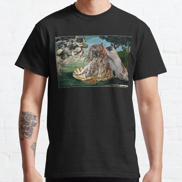 The Birth of Venus Pug Classic T-Shirt
