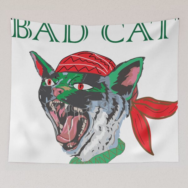 Item preview, BAD CAT FOR CATS FANS designed and sold by CleverARTsis.