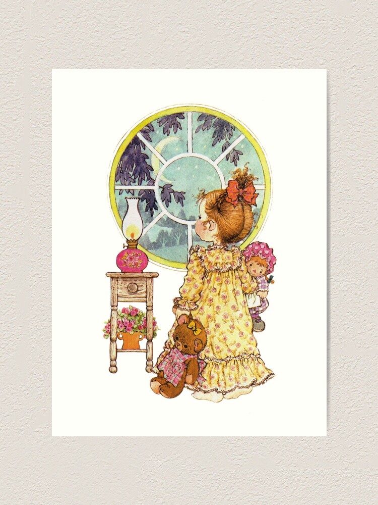 Sarah Kay with dolls Art Print for Sale by jwebmarket