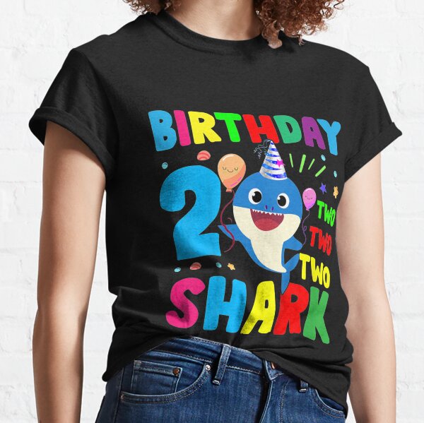 Baby Shark 2nd Birthday Gifts Merchandise Redbubble