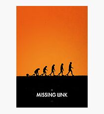 99 steps of progress - Missing link Photographic Print