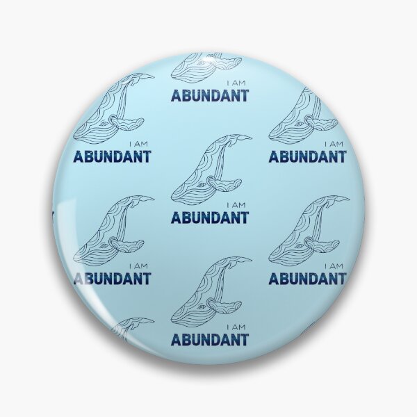 Item preview, Abundant Pattern | Whale | I am | Unique | Affirmations | Affirmed Art designed and sold by AffirmedStudio.