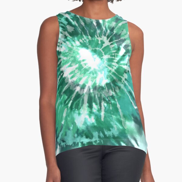 Be Kind Tie Dye Tee - Rainbow Mint Black