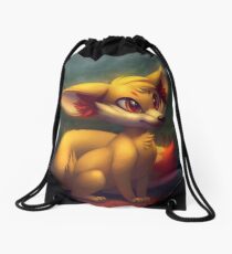 Fire Starter Pokemon Fan Art - Fennekin Drawstring Bag