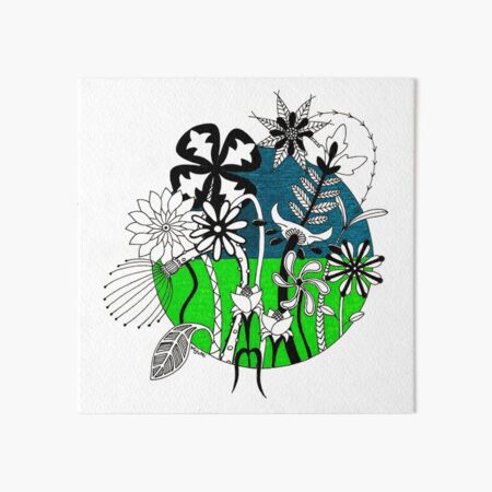Wild Flowers 2 Art Board Print